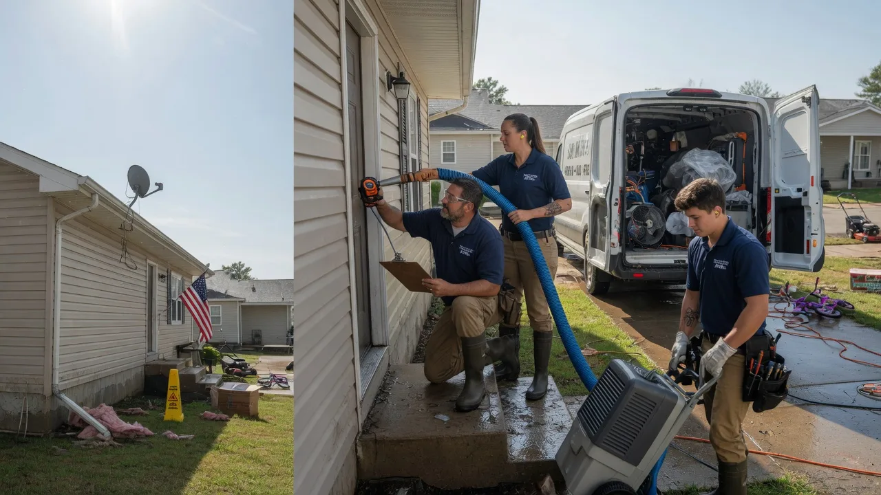 Ceiling Water Damage Restoration in Normangee, TX near me